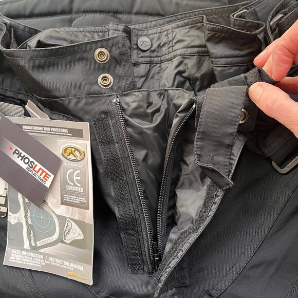 Field Sheer 3 in 1 Motorcycle Adventure Pant Men XL Black Armor Reflective NWT - Picture 5 of 16